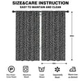 thumbnail image 2 of Blackout Kids Curtains,Black Leopard Print Childrens Insulated Curtains Set Of 2,Bedroom Essentials,Toddler Room Decor 42"x84"(106x213cm), 2 of 4