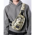 thumbnail image 3 of ZIMEGO Tactical Fanny Pack and Crossbody Bag - Utility Sling Bag for Travel and Outdoor, Camo, 3 of 8