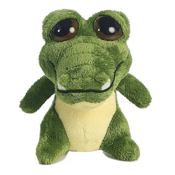 Aurora - Mini Green Dreamy Eyes - 5" Green Gator - Enchanting Stuffed Animal