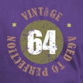 thumbnail image 3 of CafePress - 64Th Vintage Birthday Dark T Shirt - Men's Classic Graphic Cotton T-Shirt, 3 of 4