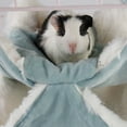 thumbnail image 4 of AURORA TRADE Small Pet Cage Hammock, Warm Plush Multi-layer Hanging Hammock Cage Accessories for Parrot Sugar Glider Ferret Squirrel Hamster Rat Hideout Playing Sleeping, 4 of 7