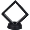thumbnail image 2 of 10 Pack 3D Floating Display Frame Stand Holder Coin Chip Jewelry Pin Display Stand Box (Black, 2.75 x 2.75 x 0.75 inch), 2 of 7