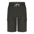 thumbnail image 5 of KIHOUT Men's Cargo Shorts Elastic Waist Drawstring Multi Pocket Casual Summer Outdoor Hiking Workout Wear, 5 of 8