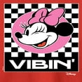 thumbnail image 3 of Disney - Minnie Mouse - Checkered Board Vibin' - Youth Long Sleeve Graphic T-Shirt, 3 of 5