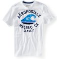 thumbnail image 1 of Camiseta gráfica Aeropostale con mangas bordadas para hombre blanca XXL, 1 of 1