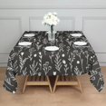 thumbnail image 6 of 60x60 Inch Waterproof Square Tablecloth, Thickened Polyester Table Cover for Dining & Parties, Floral Print, 6 of 6