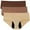 Brown, variant on INNERSY Plus Size Period Underwear for Women Heavy Flow Cotton Menstrual Panties 3-Pack(3XL,Twilight)