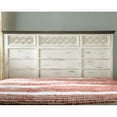 thumbnail image 3 of Furniture of America Mirie Rustic Wood Platform Queen Bed in Vintage Ivory, 3 of 4