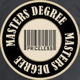 thumbnail image 3 of CafePress - Masters Degree Priceless Bar Code Long Sleeve Dark - Long Sleeve Dark T-Shirt, 3 of 4