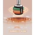 thumbnail image 2 of Juego de mancuernas EOAT ajustables con pesas libres de 1,1 a 5,7 kg, 2 of 9