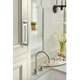 thumbnail image 2 of Amerock Medora 5-1/16 inch (128mm) Center-to-Center Rectangle Polished Chrome Cabinet Pull Backplate, 2 of 6