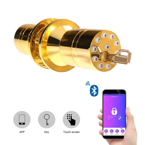 Electric Keyless Smart Lock with Bluetooth Key Pad Keyless Entry Door