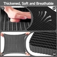 thumbnail image 3 of Innovative Gel Seat Cushion for Long Sitting, Large and Thick, Seat Cushion for Back, Sciatica, Tailbone, Hip Pain Relief, Used for Office, Wheelchair, Car, Recliner, Truck, Stadium.(Black), 3 of 6