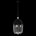 thumbnail image 2 of Varaluz Voliere 3-Lt Crystal Tall Pendant - Matte Black, 2 of 6