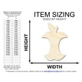 thumbnail image 2 of Unfinished Apple Core Shape | DIY Craft Cutout | up to 46" DIY 10" / 1/8", 2 of 3