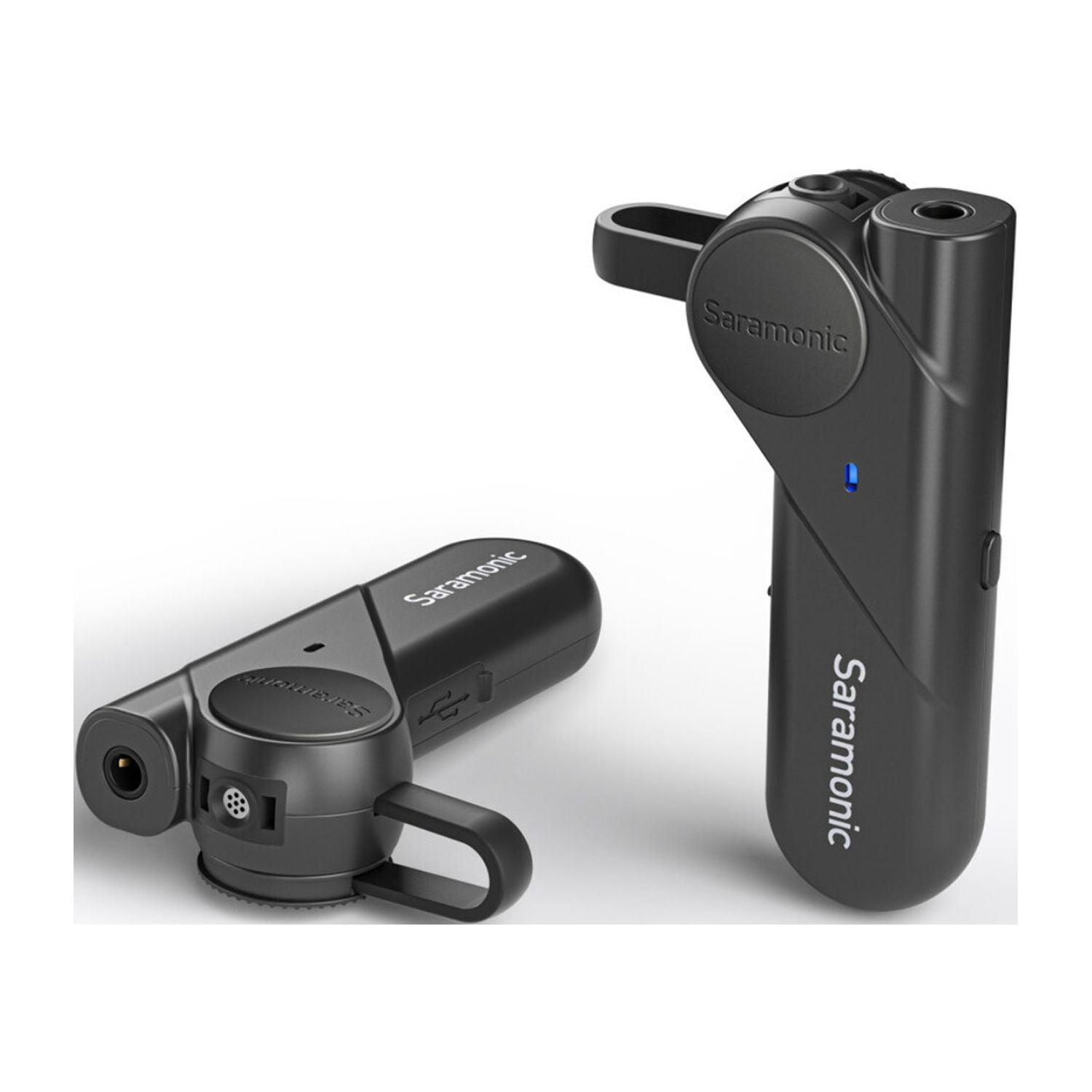 Saramonic BTW Wireless BT Clip-On Mic w/ Headphone Out & Noise Reduction for Computers, Mobile Devices & More