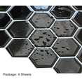 thumbnail image 4 of Adhesivo para salpicaduras de cocina, pegatinas para azulejos para baño, adhesivo impermeable para azulejos, adhesivo decorativo para pared, azulejos, 4 piezas, 4 of 4