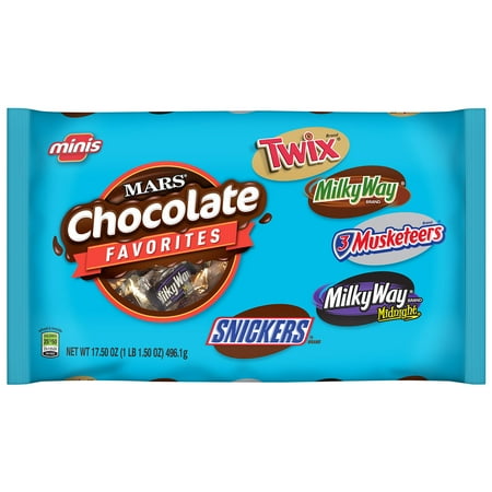 Mars Minis Chocolate Variety Mix, 17.5 Oz.