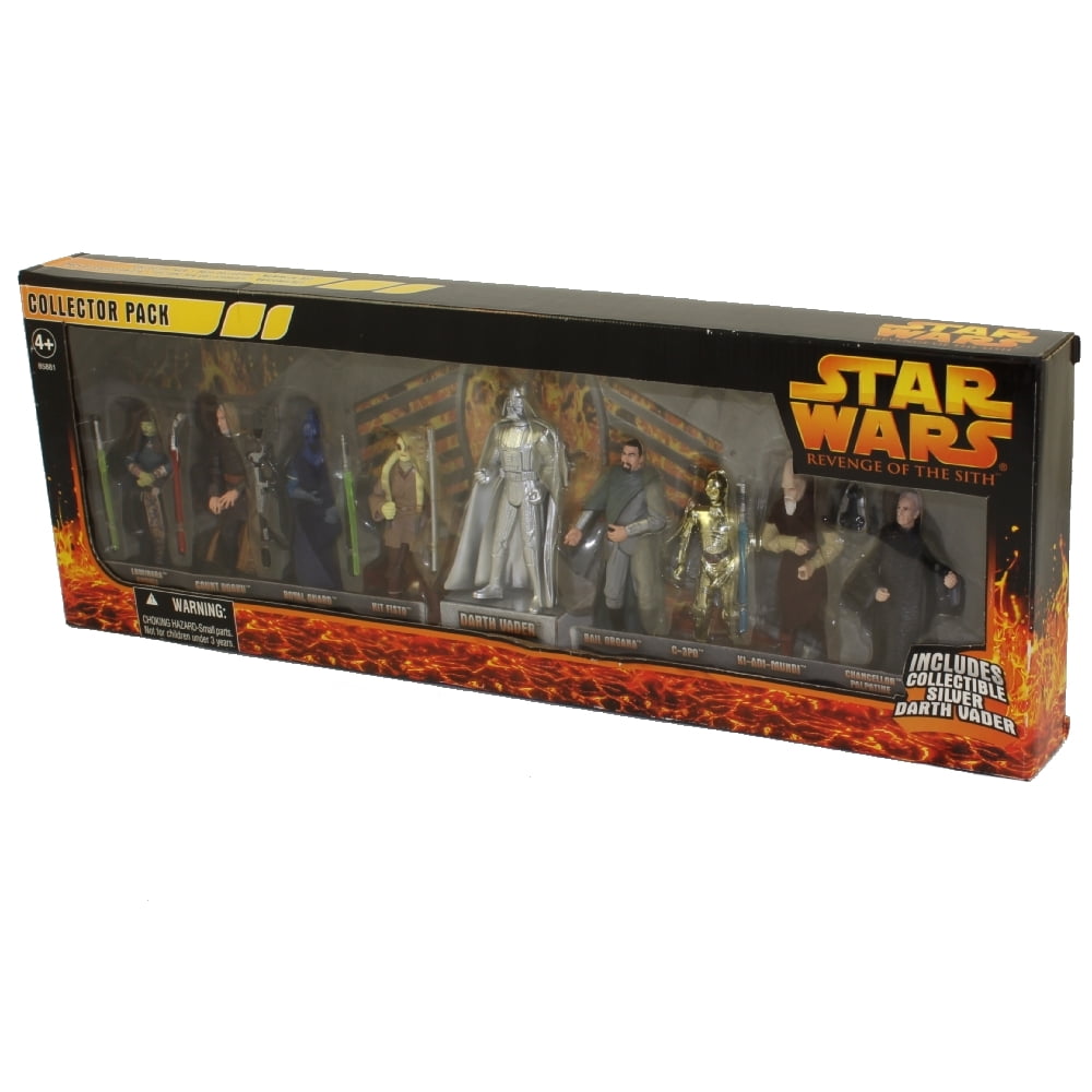 Star Wars Revenge of The Sith Collector 9pk W Silver Darth Vader ROTS 2005 for sale online 