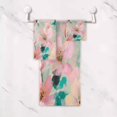 thumbnail image 5 of 3 Piece Bath Towels Set Bath Towel, Hand Towel and Face Towel for Bathroom, Gym, Hotel Coral Floral Print, 5 of 8