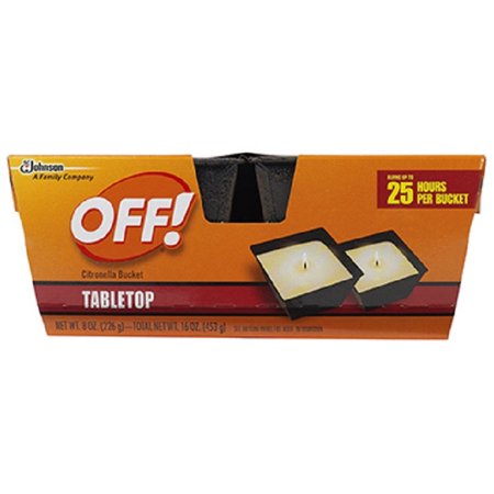 OFF! 72010 2 Pack Of 8 oz Tabletop Citronella Candle Buckets - Quantity of 3
