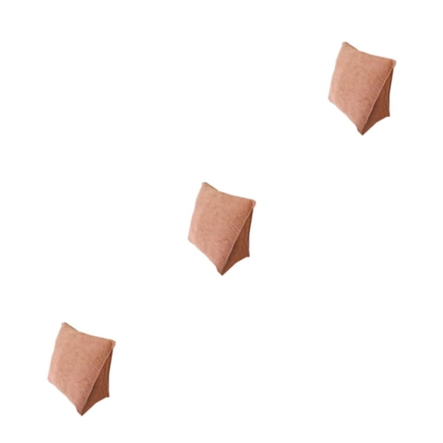 Transemion Convenient And Durable Back Support Cushion For Daily Good Bounce Cushion Pillow coffee 3Set