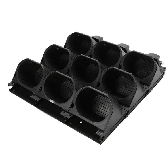 Wall Planter with 9 Pots, Vertical Garden Planter for Indoor Plants, Holds over 50Kg, Wall Mounted Plant Flower Pot Holder for Flowers Vegetables, for Outdoor Indoor Use