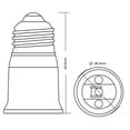 thumbnail image 6 of TorchStar E26 to E26 Light Bulb Socket Extender Adapter (6 Count), 6 of 9