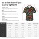 thumbnail image 5 of Balery Snake And Flower Camisas hawaianas de manga corta para hombre, camisas playeras de corte holgado, camisas de vacaciones con botones,Large, 5 of 7