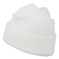 thumbnail image 3 of Halloween Happy Pumpkin Face Embroidered Long Beanie - White OSFM, 3 of 5
