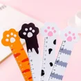 thumbnail image 3 of 1pc Cute Cats Paw Blingbling Clear Measuring Ruler Student Creative Stationery 15cm 02-15cm-1pcs, 3 of 6