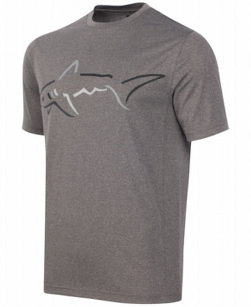 Greg Norman - Greg Norman NEW Gray Men's Size Large L Shark Graphic Tee T-Shirt - Walmart.com 