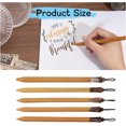 thumbnail image 3 of 5Pcs Comic Dip Pen Set Vintage Bamboo School Supplies Natural Bamboo Nib Handcrafted Manga Calligraphy Drawing Painting Kit for Lettering Sketching Art Calligraphy, 3 of 5