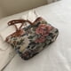 thumbnail image 3 of Bolso de mano de lona floral para mujer, bolso de hombro a la moda, todo combinado para viajes al aire libre, 3 of 8