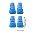 thumbnail image 2 of CSStudio 4 Pack Non Slip Dog Socks with Adjustable Straps, Waterproof Rubber Bottom Pet Paw Protector Booties, Anti Licking Traction Shoes for Indoor Floor & Light Outdoor Walks, 2 of 5