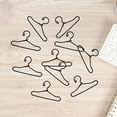 thumbnail image 5 of Almencla 6X 10Pcs Metal Clothes Hangers for BJD Dolls Dress Pants Gown 40mm Black, 5 of 8