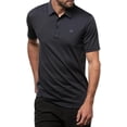 thumbnail image 3 of TravisMathew Men's The Zinna Polo Medium Vintage Indigo/Black, 3 of 5
