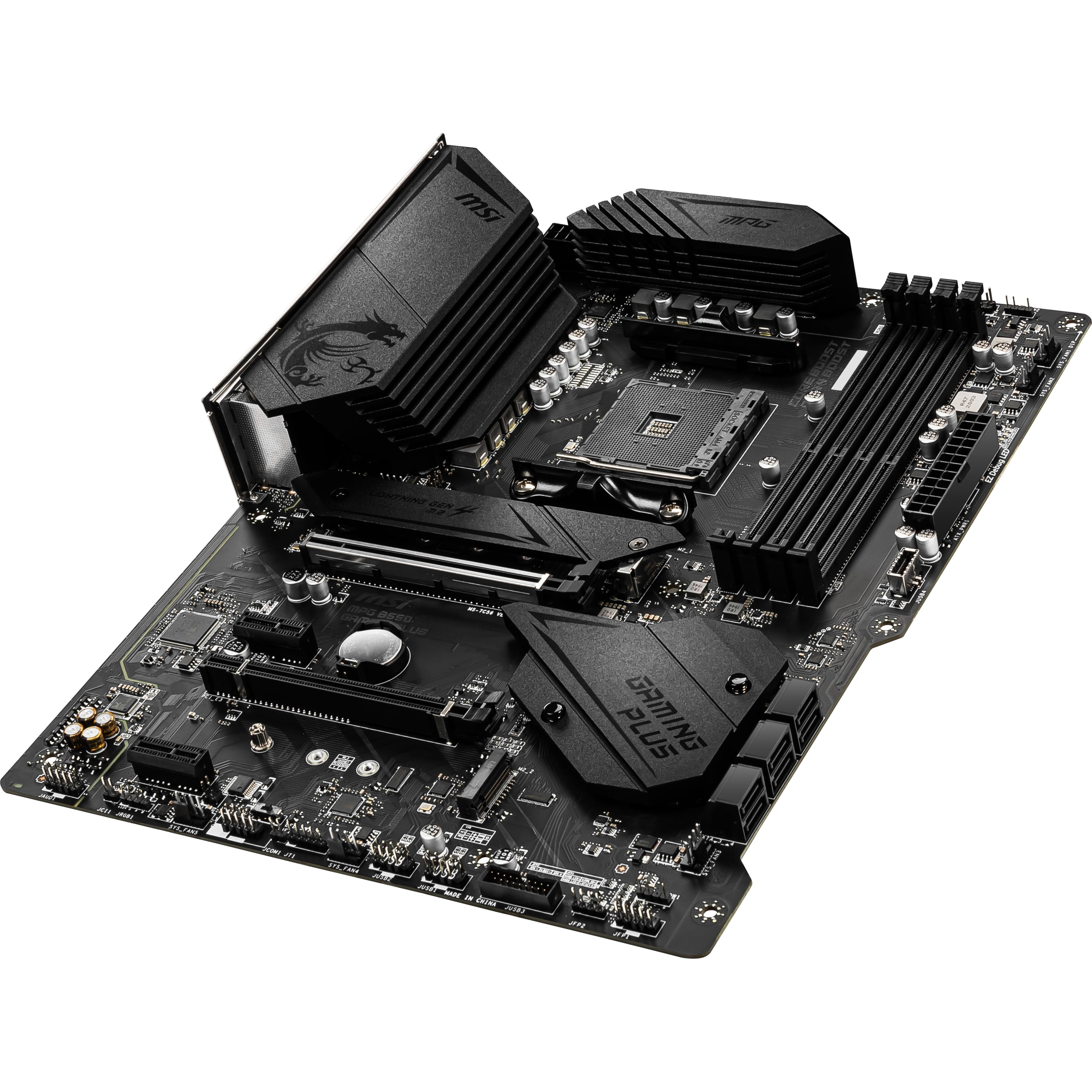 CPU Ryzen 7 5700X + MSI MPG B550 GAMING PLUS MSI MPG B550 GAMING PLUS AMD AM4 DDR4 M.2 USB 3.2 Gen 2 HDMI