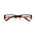 thumbnail image 5 of Eyebogo Kaylee Women Rectangular Reading Glasses, Burgundy, +3.25, 5 of 9