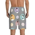 thumbnail image 3 of Daiia Cute Geese Mens Woven Stretch Pajama Short,Short Pajama Pants-XX-Large, 3 of 9