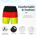 thumbnail image 3 of Mens German Flag Germany Swimming Trunks with Compression Liner Beach Quick Dry Swim Shorts, 3 of 6