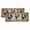 Chestnut, variant on Early Rooster Valances for Windows, Brown Spring Farmhouse Vintage Chicken Light Filtering Kitchen Curtains, Rod Pocket Window Valance Curtains for Living Room Bedroom, 42" W x 12" L, 2 Panels