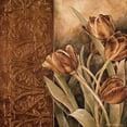 thumbnail image 2 of Linda Thompson 28x28 Gallery Wrapped Canvas Wall Art Titled - Copper Tulips I, 2 of 4