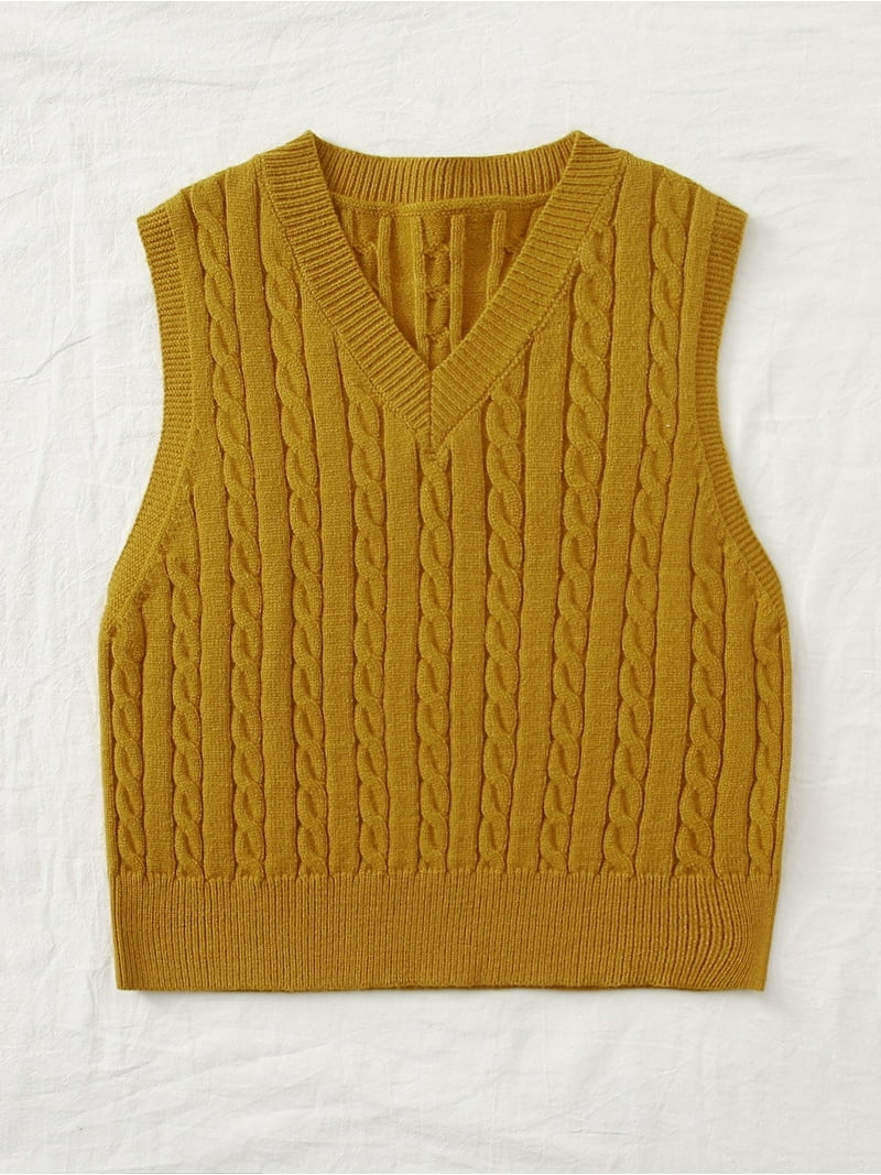 BoTT ボット Cable Knit Vest NATURAL L BOTT（ボット）の「BOTT / ボット：Link Knit Vest：BOTT-23SS