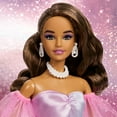 thumbnail image 4 of Barbie Signature Birthday Wishes Fashion Doll in Dress with Pastel Rainbow Effect, Collectible Gift, 4 of 7