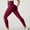 Wine, variant on JXMVOJ Woman Solid Color Quick-dry Elastic High Waist Tight Lift The Hip Yoga Pants - Red,Leggings For Women Plus Size