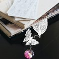 thumbnail image 3 of Metal Leaf Bookmark Coste de mariposa 3D, regalo único para lectores, maestros y niñas esquí esquí Gafas de esquí, 3 of 5