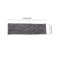 thumbnail image 4 of Unique Bargains 1 Pc Perspiration-Wicking Headband for Yoga Gray, 4 of 6