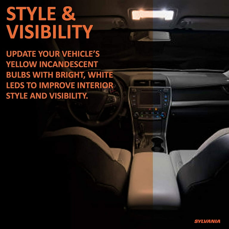 Sylvania, LED Auto Bulbs, 7440 White Mini, Turn Signal, 2 Pack