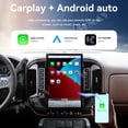 thumbnail image 4 of ZWNAV 14.5 inch Car Radio for Chevrolet Silverado 2013-2019/GMC Sierra 2014-2020 Latest UI Interface Android 14 CarPlay GPS Navigation Multimedia Player Head Unit, 4 of 8
